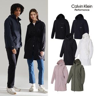 Calvin Klein Perfomance [이월] [캘빈클라인 퍼포먼스] 23SS 경량 하이넥 바람막이 남녀 6컬러 택1