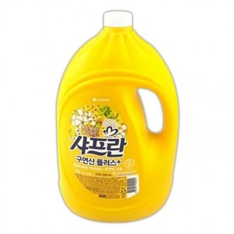  섬유유연제 로맨틱 코튼향 D 3100ml 구연산플러스 샤