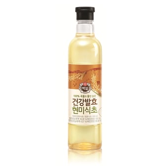 CJ제일제당 CJ백설 건강발효식초 800ml(현미)