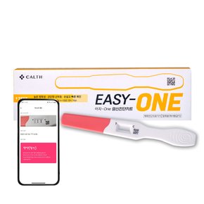 국산 임신테스트기 이지원 1박스 1개 모바일앱 측정가능 임테기 임신진단키트