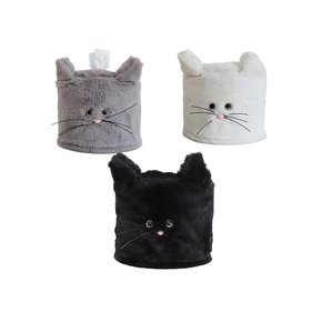 [ 선물 포장 ] 살찐이 고양이 티슈 케이스 커버 두루마리 휴지 미니각