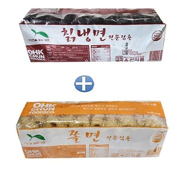  옥천 칡냉면2kg+쫄면2kg (냉면사리20인분) 업소전문용,냉면사리