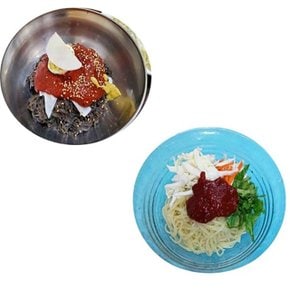 옥천 칡냉면2kg+쫄면2kg (냉면사리20인분) 업소전문용,냉면사리