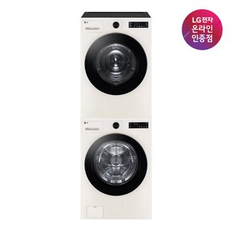 LG [LG전자공식인증점] LG 트롬 세트 FG19EN+RG19EN [세탁19kg+건조19kg]