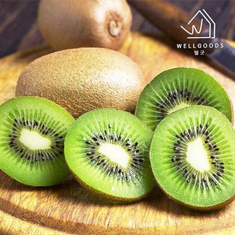 웰굿 하동직송 고당도 그린키위 3kg(43과내외,중과)