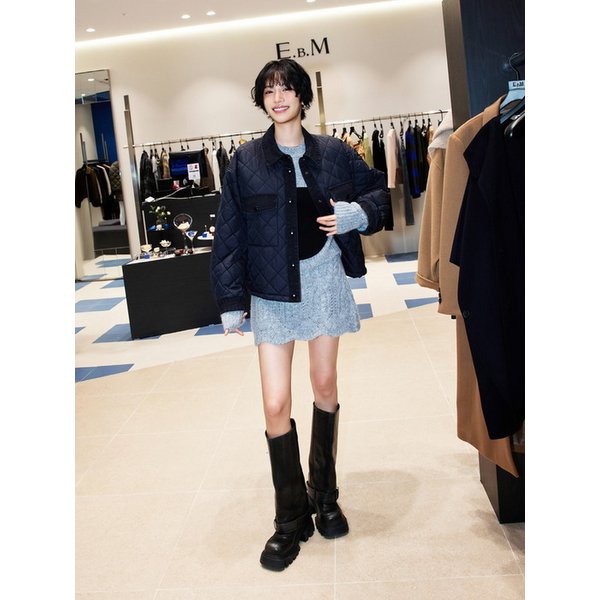 퀼팅 셔츠형 아우터 EMPAWOT100