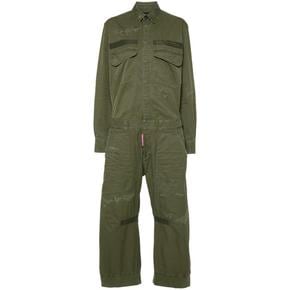 24FW 디스퀘어드2 미디 원피스 S75FP0167S78205 695 MILITARY GREEN