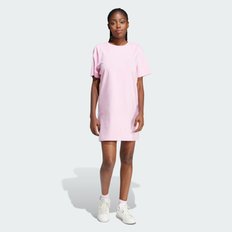 [여성] 트레포일 드레스 IN8454 아디다스오리지널 그래픽 면 반팔 원피스 레귤러핏 핑크