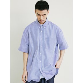 STRIPE COMF LOOSE FIT SHIRT BLUE