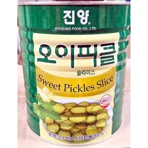 오이피클 슬라이스 진양 3kg X6개 식당 통조림 업소용 (WCCEA7A)