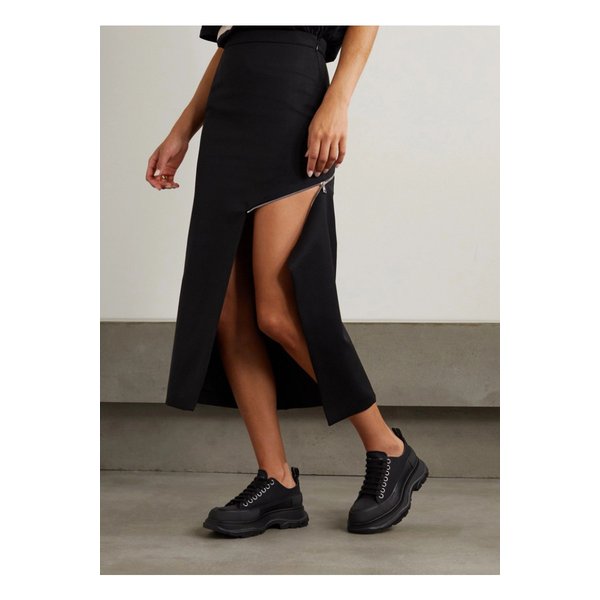 스레드 슬릭 캔버스 이그재저레이티드 솔 스니커즈 블랙 1647597318205901