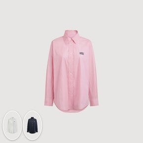 카라 로고 긴팔 블라우스 LYSAW26100