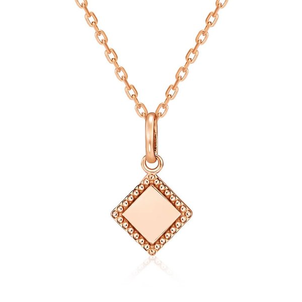 [비앤비골드] 18K 로렛트 다이아 코인 각인 커스텀 펜던트 JNP41961