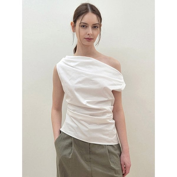 White Off-Shoulder Shirt