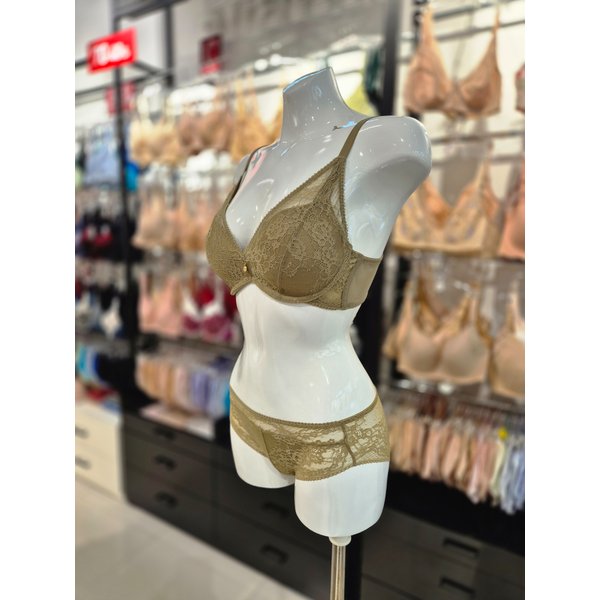 [시흥점] S 비너스 ) 24aw 감각노와이어 브라, 망레이스팬티 세트 [VBRW424/VPTW424S-KA]