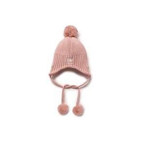 (공식)25FW 메가베어 폼폼 귀달이 비니 NY (Pink)