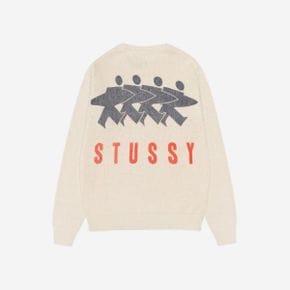 서프맨 아이콘 코튼 리넨 크루넥 아이보리 Stussy Surfman Icon Cotton Linen Crew Ivory