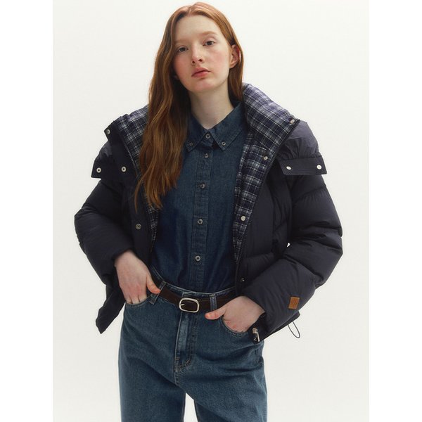 후드 푸퍼 덕다운 패딩(MAFDDW09MNY)