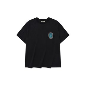 Fuzzy half T-shirts / Black