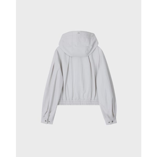 [파주점] [송지오우먼]지제로 팬서 크롭 후드 점퍼 라이트 그레이 WI2JP901LG