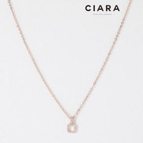 씨아라CIARA 14K Maclodio 풀샤이닝 스퀘어링 목걸이(GoldPlated)