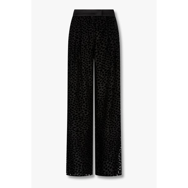 여성 데보레 벨벳 패턴 핀턱 팬츠 A525305505000
