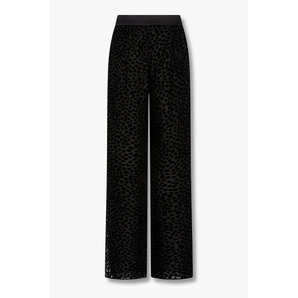 여성 데보레 벨벳 패턴 핀턱 팬츠 A525305505000
