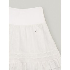 LAY FOLD SKIRT (WHITE)