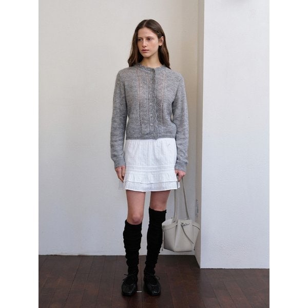 LAY FOLD SKIRT [WHITE]