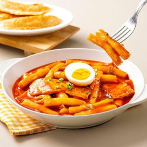 오늘도 순삭 떡볶이 230g x 5팩 소스 포함 , 김말이, 만두튀김, 부산어묵