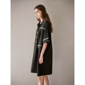 [SUMMER WOOL / BLACK] METALIC TAPPINGTAPE MINI ONE-PIECE