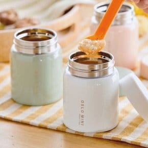 오슬로 미니 푸드자 220ml 보온죽통 스텐도시락 죽통 보온국통 이유식 용기 밀프랩