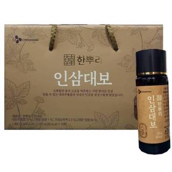  한뿌리 인삼대보 100mlx10병x2set 무료배송