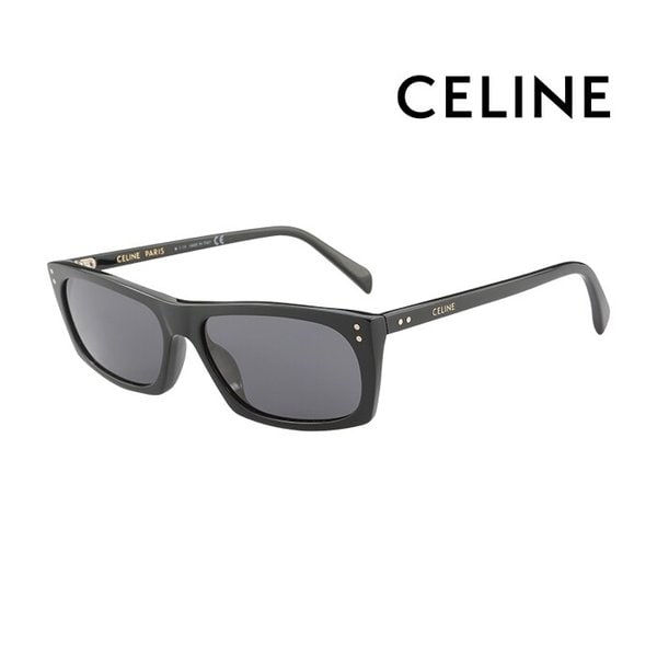 명품 선글라스 CL40108I 01A 스퀘어 아세테이트 남자 여자