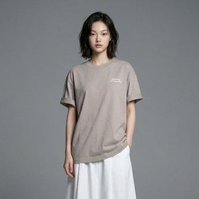 N262UTS901 소로나 쿨 그리핀 세미오버핏 반팔 티셔츠 OAK BEIGE