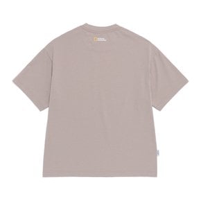 N262UTS901 소로나 쿨 그리핀 세미오버핏 반팔 티셔츠 OAK BEIGE