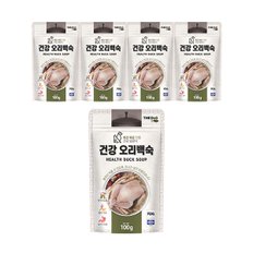 더디앤씨 원조 건강 오리백숙 100g 5개