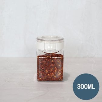 실리쿡 원터치 냉장고수납용기 사각 300ml