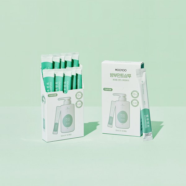 밤부민트샴푸 여행용 스틱파우치 10ml-10개입