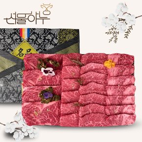 1++등급(7) 한우 투뿔 모듬 선물세트 1kg(꽃등심700g+특수부위300g)