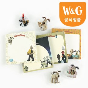 4000 월레스와그로밋 메모 클립 세트 정품 랜덤 1개