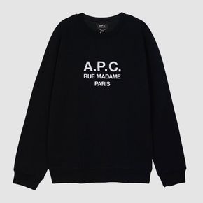 A.P.C. 아페쎄 남성 루퍼스 로고 맨투맨 블랙 COEZD H27500 LZZ 64335178