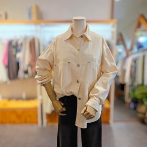 대구백화점레코브루즈핏 셔츠형 코튼 카라 자켓(LC31F9JK523X)