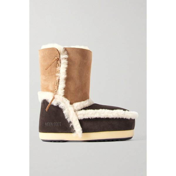 문부츠 EVX 시어링 트림 스웨이드 스노우 부츠 46376663162976183