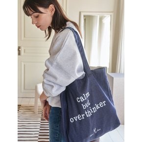 Overthinker shoulder bag_ denim