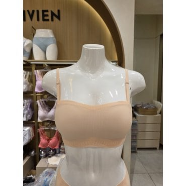 비비안 퓨징 노와이어 오프숄더 튜브탑 브라(BR6823)