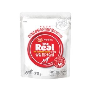 더리얼 슬림 닭가슴살 파우치 70g Dog / 강아지간식