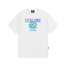 SURLIME FLOWER GRAPHIC 티셔츠 - 화이트