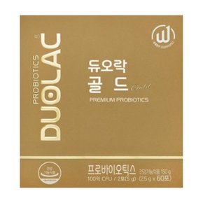 골드 유산균 프로바이오틱스 두오락 노인 어르신 분말 가루 60포 MJ