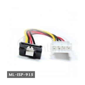 (MachLink) IDE-SATA 전원 ㄱ자 변환 Lock 케이블 젠더 30cm, ML-ISP-930